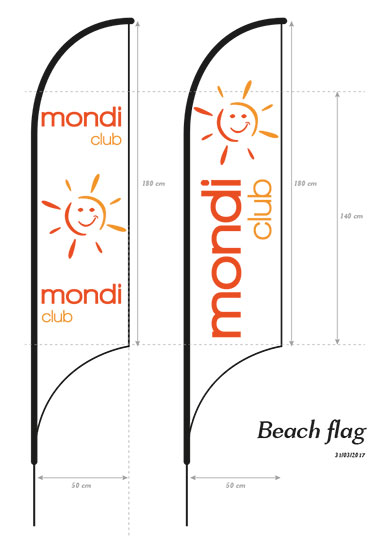 Infographiste Freelance en conception de charte graphique et beach flag