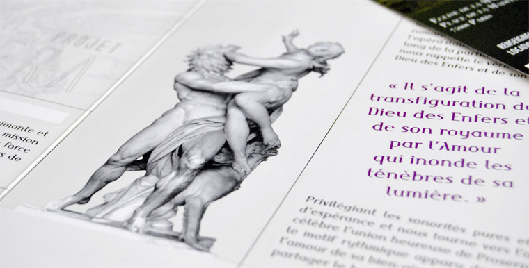 Infographiste Freelance - Maquette de livre d'art pour Opéra