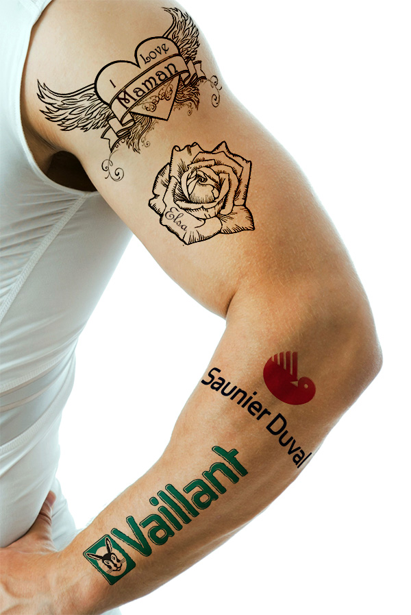 Infographiste Freelance - Photomontage de tatouage