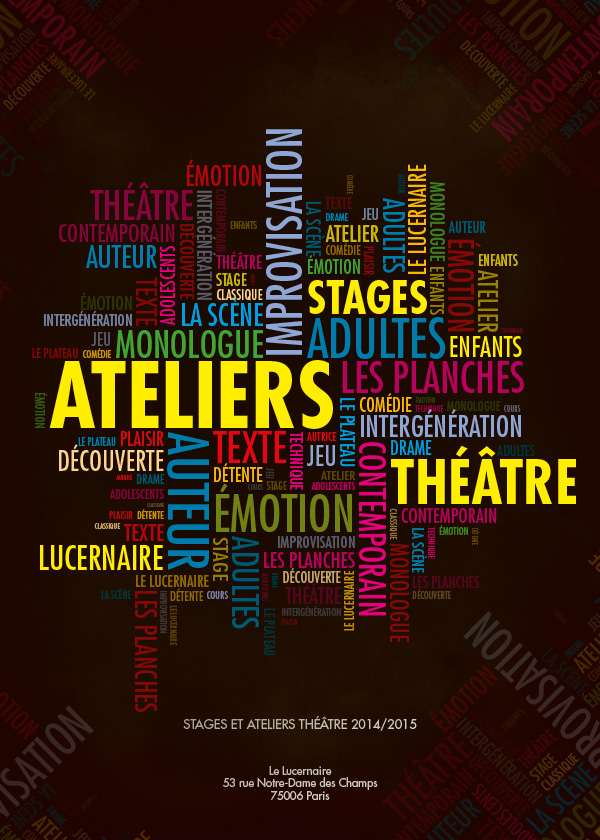 Infographiste Freelance pour la création de brochure de théâtre