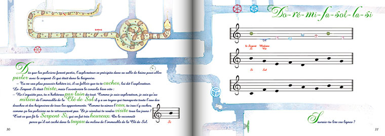 Infographiste Freelance - conception création de livre jeunesse sur la musique en conservatoire