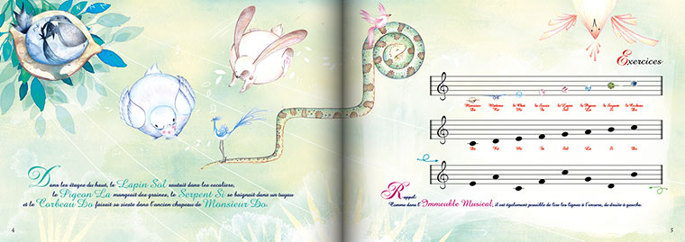 Infographiste Freelance - conception création de livre jeunesse sur la musique pour les enfants