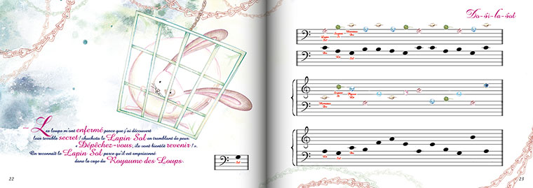 Infographiste Freelance - conception création de livre jeunesse sur la musique et le solfège facile