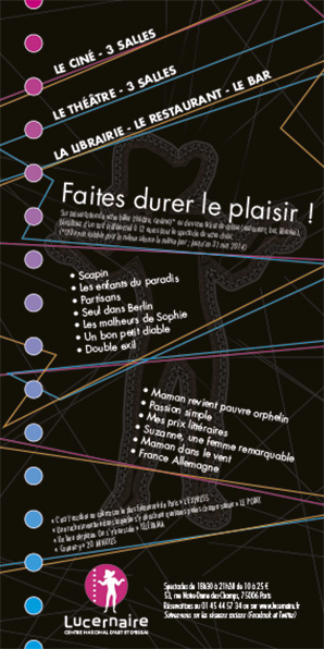 Infographiste Freelance - Création de flyer de centre culturel