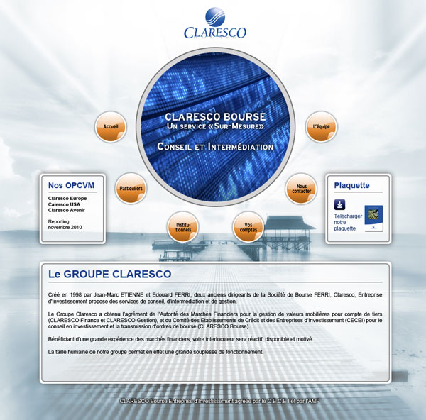 Infographiste Freelance - Creation de site internet pour la finance