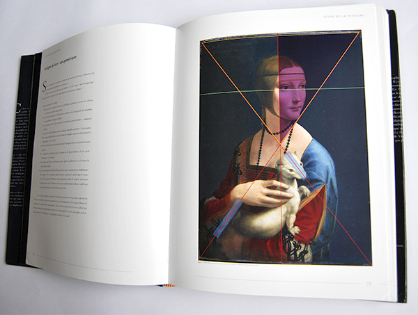 Infographiste Freelance - Maquette de livre d'art sur la Dame à l'Hermine