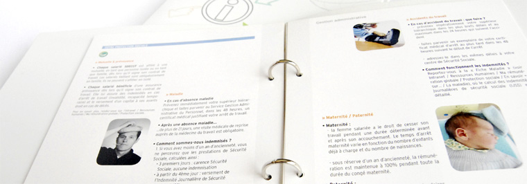 Infographiste Freelance - Maquette print de brochure d'informations